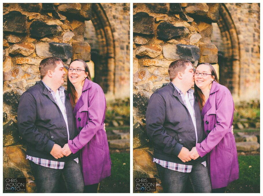 Kirkstall Abbey Wedding Photographer Engagement Session - Ben & Victoria 004