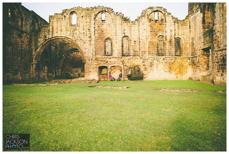 Kirkstall Abbey Wedding Photographer Engagement Session - Ben & Victoria 032