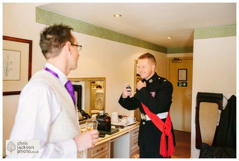 best man aftershave groom preparations documentary groom getting ready wedding photographer gibbon bridge hotel Chris and Hazel Wedding Photography Cheryl Menzies & Simon Hopley Cheryl Hopley