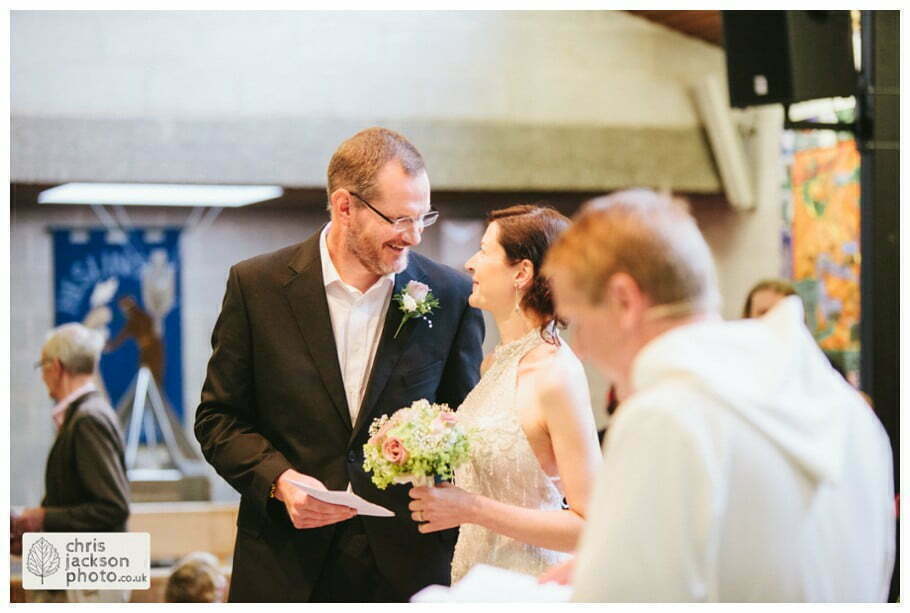 York Castle Museum Wedding Photographer York - Chris & Hazel Wedding Photography - Rory Dalgliesh & Rebecca Weinkauf 043 bride groom ceremony alter york heslington church wedding day weddings documentary york wedding photographer chris and hazel wedding photography