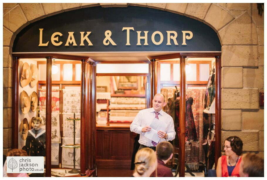 York Castle Museum Wedding Photographer York - Chris & Hazel Wedding Photography - Rory Dalgliesh & Rebecca Weinkauf 122 best man speech wedding breakfast old victorian street set wedding venue york castle museum wedding photography wedding photographer York chris & hazel wedding photography