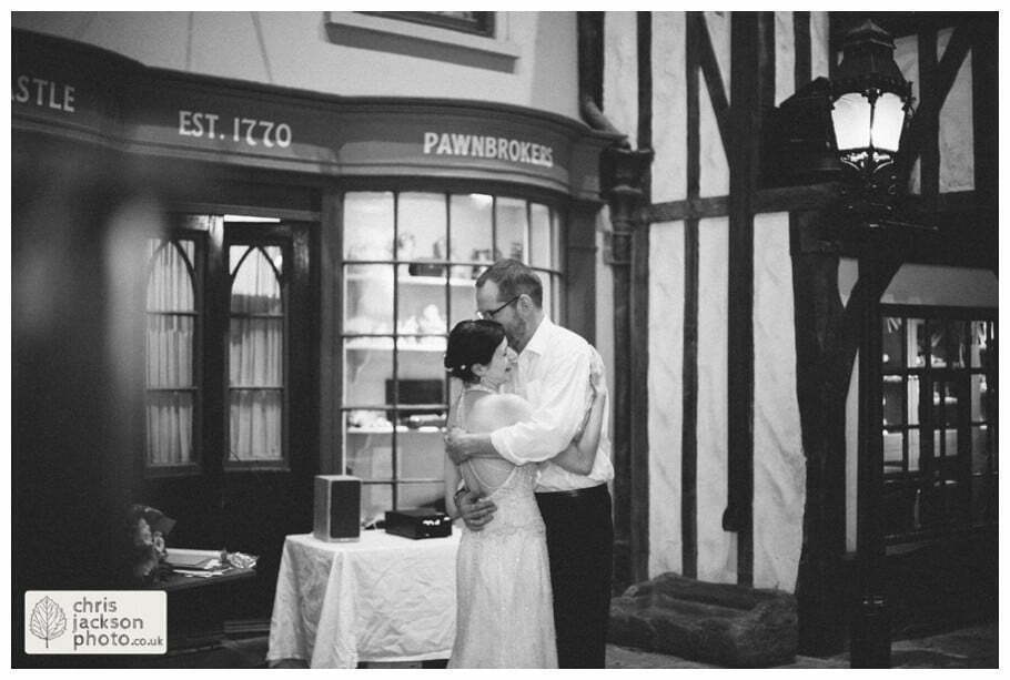 York Castle Museum Wedding Photographer York - Chris & Hazel Wedding Photography - Rory Dalgliesh & Rebecca Weinkauf 141 bride and groom first dance weddings york castle museum wedding photography wedding photographer Victorian street york chris & hazel wedding photography