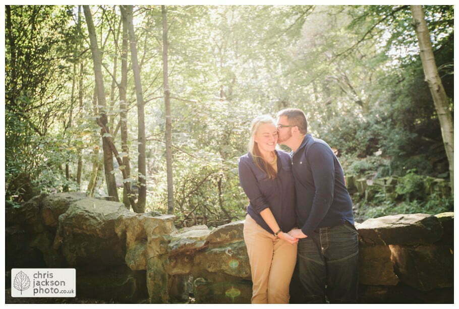 manchester Engagement Session Stamford Park ashton under lyne pre wedding photography couple sun flare lens chris and hazel wedding photography