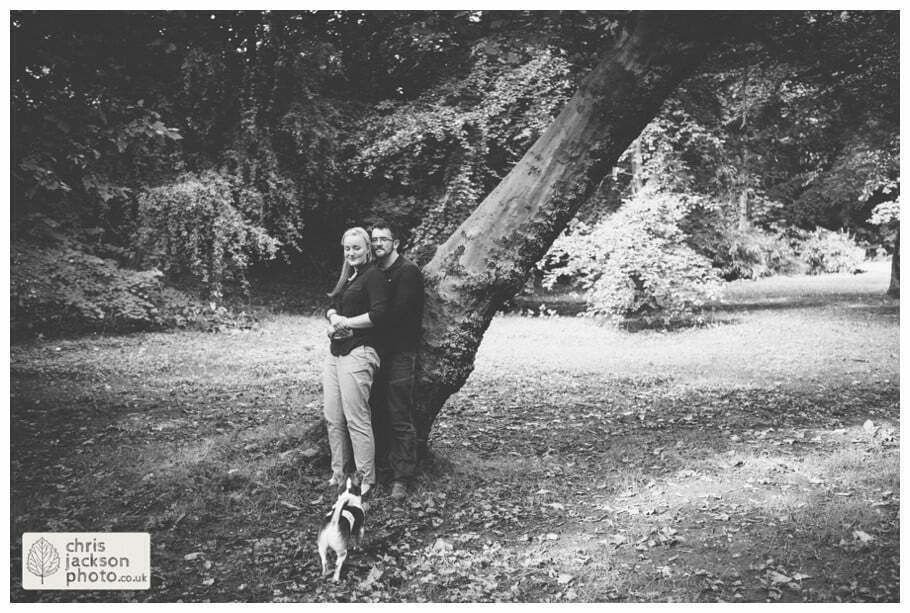 manchester Engagement Session Stamford Park ashton under lyne pre wedding photography couple forest trees woodland chris and hazel wedding photography