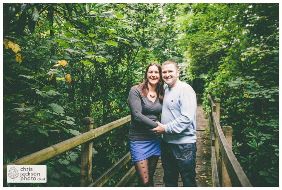 towneley hall engagement session photography woodland forest bridge chris and hazel wedding photography burnley - steph blight iain duxbury