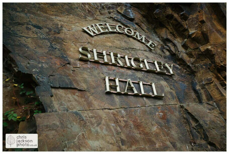 Wedding venue sign metal letters Shrigley Hall Wedding Photography Cheshire by Chris & Hazel Nina Markarian Nina Kavanagh Joe Kavanagh