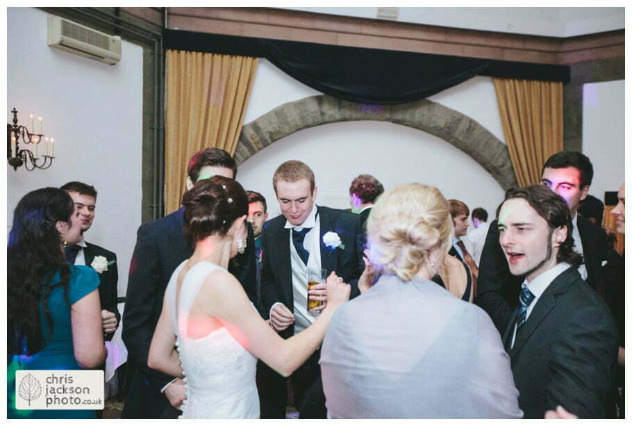 wedding guests dancing dance floor evening reception documentary wedding photography cheshire shrigley hall wedding venue Shrigley Hall Wedding Photography Cheshire by Chris & Hazel Nina Markarian Nina Kavanagh Joe Kavanagh