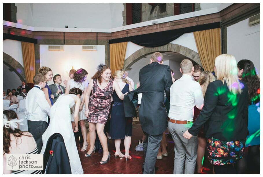 wedding guests dancing dance floor evening reception documentary wedding photography cheshire shrigley hall wedding venue Shrigley Hall Wedding Photography Cheshire by Chris & Hazel Nina Markarian Nina Kavanagh Joe Kavanagh