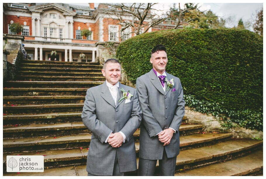 ushers best man groom portrait Eaves Hall Wedding Photographer Lancashire Clitheroe Wedding Photography by Chris & Hazel Wedding Photography - Steph Blight Steph Duxbury & Iain Duxbury