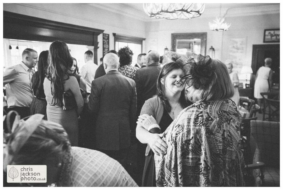 wedding guests documentary reportage Eaves Hall Wedding Photographer Lancashire Clitheroe Wedding Photography by Chris & Hazel Wedding Photography - Steph Blight Steph Duxbury & Iain Duxbury