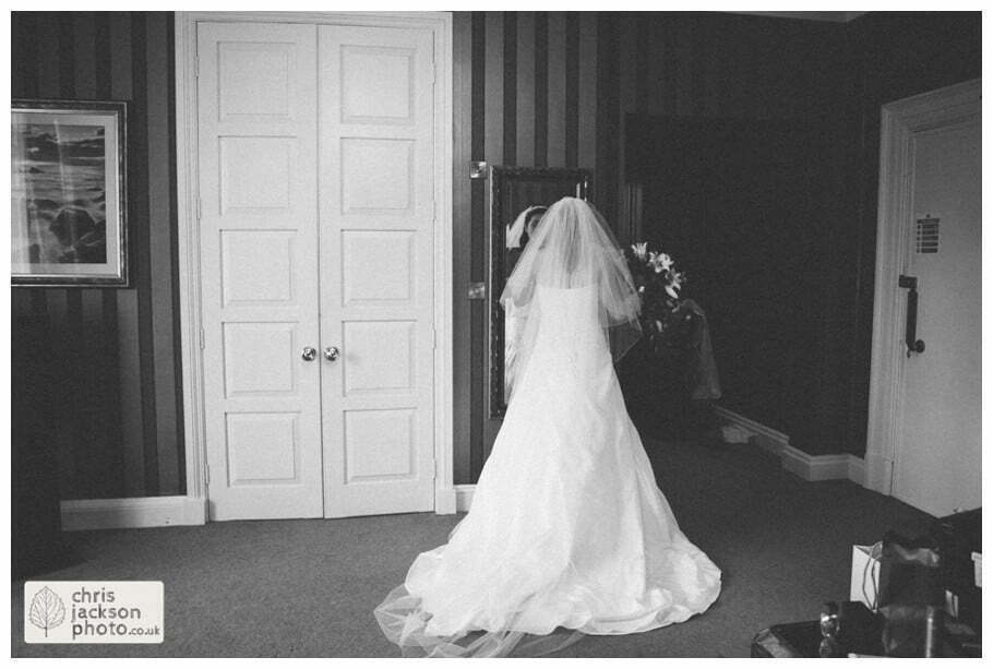 bride getting ready preparations mirror documentary reportage Eaves Hall Wedding Photographer Lancashire Clitheroe Wedding Photography by Chris & Hazel Wedding Photography - Steph Blight Steph Duxbury & Iain Duxbury
