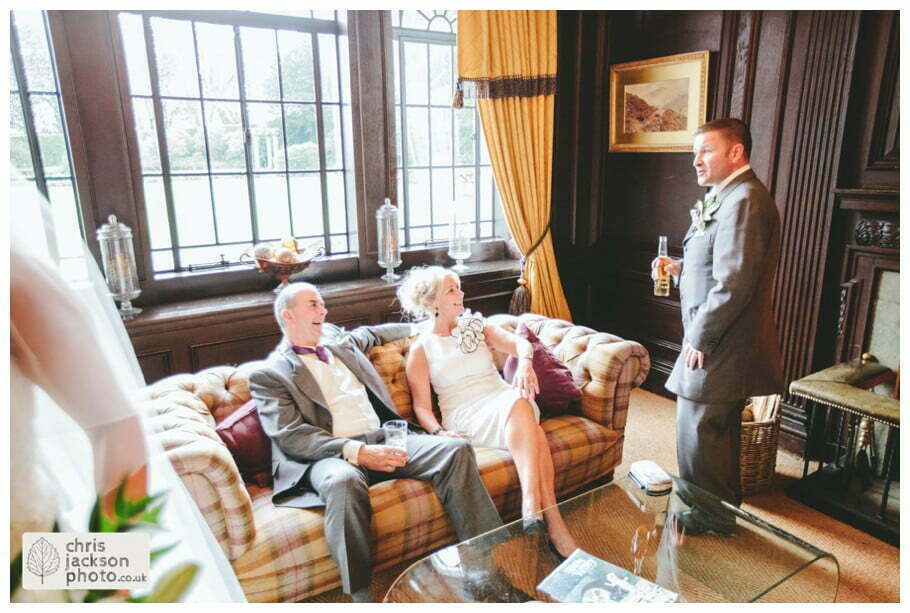 wedding reception guests mingling drinks reception canapes documentary reportage Eaves Hall Wedding Photographer Lancashire Clitheroe Wedding Photography by Chris & Hazel Wedding Photography - Steph Blight Steph Duxbury & Iain Duxbury