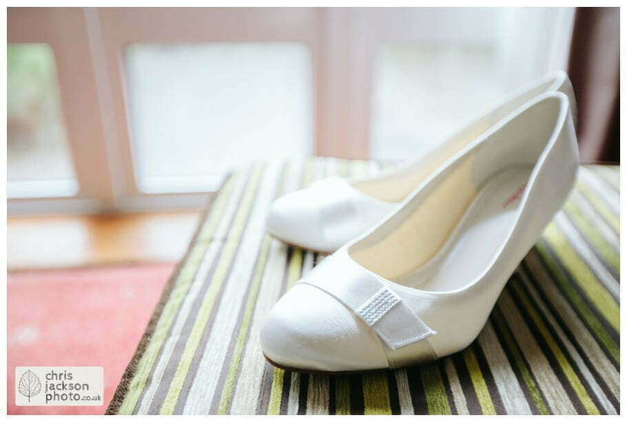 Manchester Wedding Photographer St Anne's Church Wedding Photographer Dukinfield Town Hall Wedding Photography by Chris & Hazel Katrina & John 003 wedding shoes by Manchester Wedding Photographer Chris & Hazel