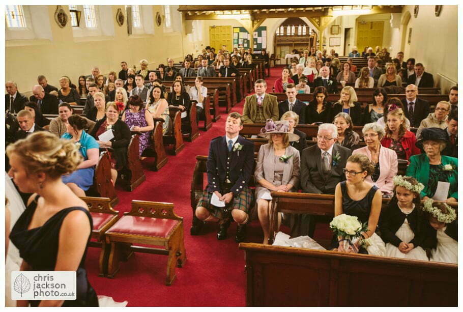 Manchester Wedding Photographer St Anne's Church Wedding Photographer Dukinfield Town Hall Wedding Photography by Chris & Hazel Katrina & John 039 bride groom at altar and front of church St Annes church St. Anne's church openshaw wedding photographer by Manchester Wedding Photographer Chris & Hazel