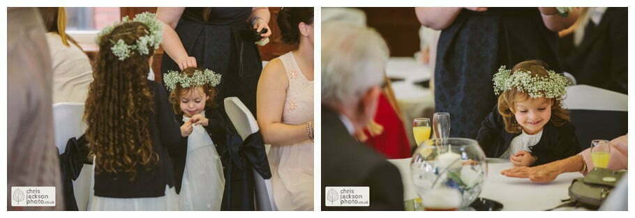 Manchester Wedding Photographer St Anne's Church Wedding Photographer Dukinfield Town Hall Wedding Photography by Chris & Hazel Katrina & John 063 guests at wedding reception at Dukinfield Town Hall wedding photographer by Manchester Wedding Photographer Chris & Hazel