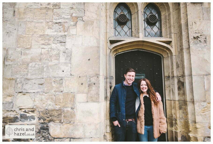 Pre wedding photography York city centre minister york engagement photography session by Chris and Hazel wedding photography york - Sally Ford Mike Mackenzie