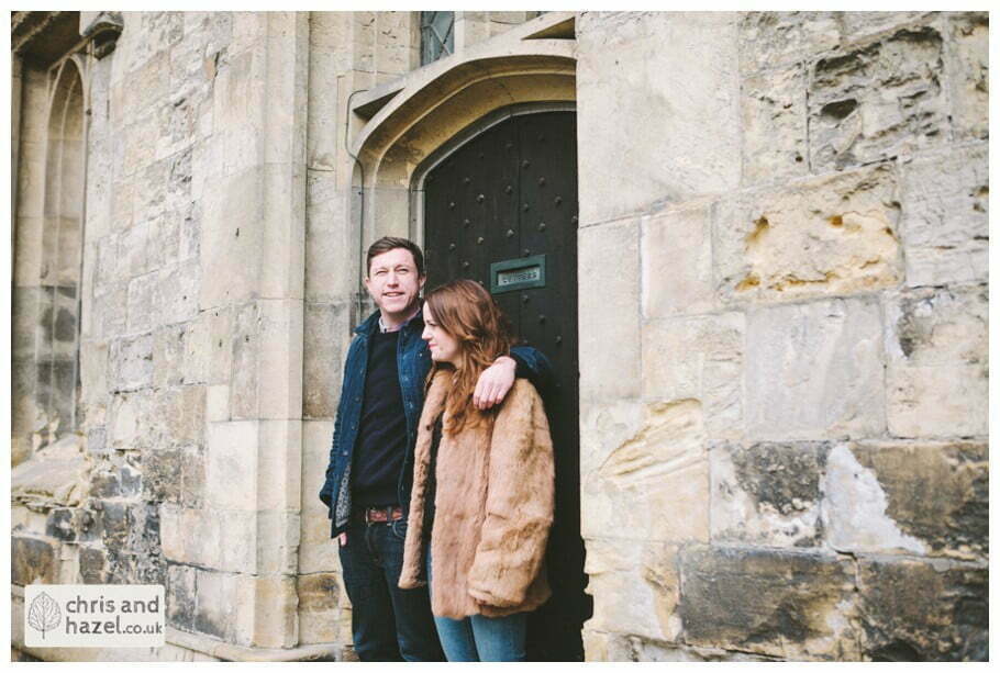 Pre wedding photography York city centre minister york engagement photography session by Chris and Hazel wedding photography york - Sally Ford Mike Mackenzie