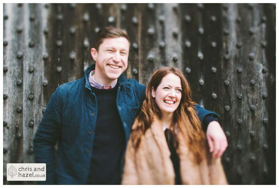 Pre wedding photography York city centre street shambles engagement photography session by Chris and Hazel wedding photography york - Sally Ford Mike Mackenzie