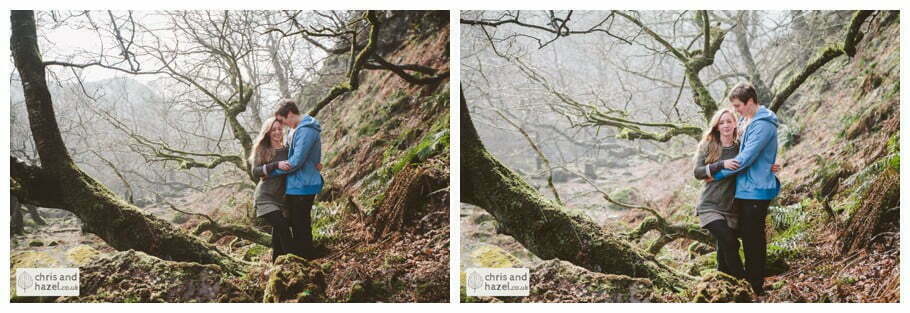 Pre Wedding Photography Glossop Engagement photographer birchen bank wood walk by chris and hazel wedding photography - natasha thorley jake rowarth natasha rowarth