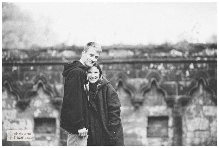 Rippon engagement photography wedding photographer Fountains Abbey yorkshire wedding photographer chris and hazel ruins couple