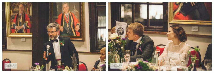 best man bestman speech ben frankie merchant adventurers hall york wedding photography bride and groom christmas wedding winter chris and hazel wedding photography york