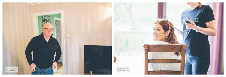 Bride preparations bridal prep getting ready hair make up Dewsbury Wedding Photographer Chris and Hazel Wedding Photography Steven Mountford Rachel Moore