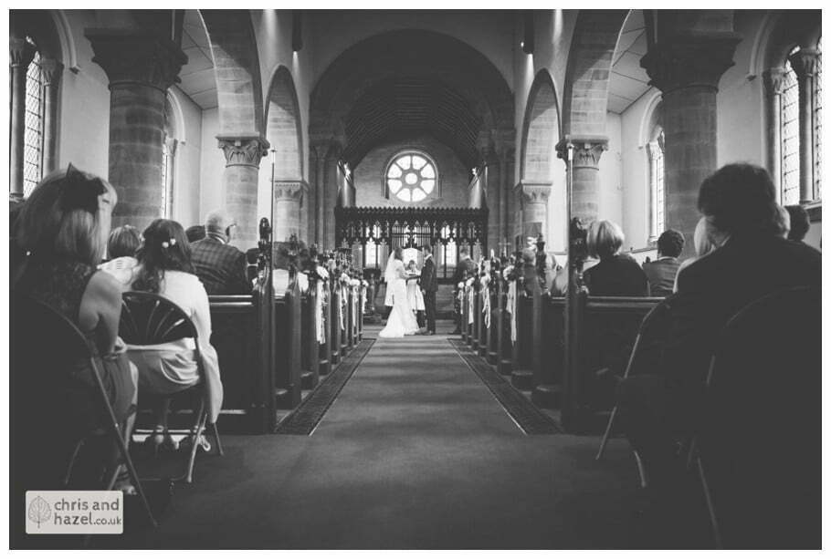 vows ring exchange bride and groom at front of church altar ceremony Whitly Church wedding Dewsbury Wedding Photographer Whitly Chris and Hazel Wedding Photography Steven Mountford Rachel Moore