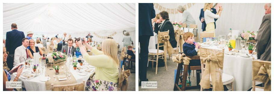 wedding breakfast documentary wedding photography wedding guests reception Woodlands hotel Wedding Photographer leeds wedding photography Chris and Hazel Wedding Photography Steven Mountford Rachel Moore