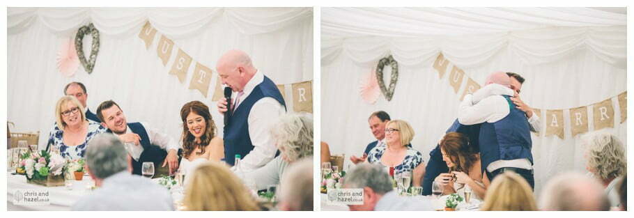 wedding speeches documentary wedding photography wedding guests reception Woodlands hotel Wedding Photographer leeds wedding photography Chris and Hazel Wedding Photography Steven Mountford Rachel Moore