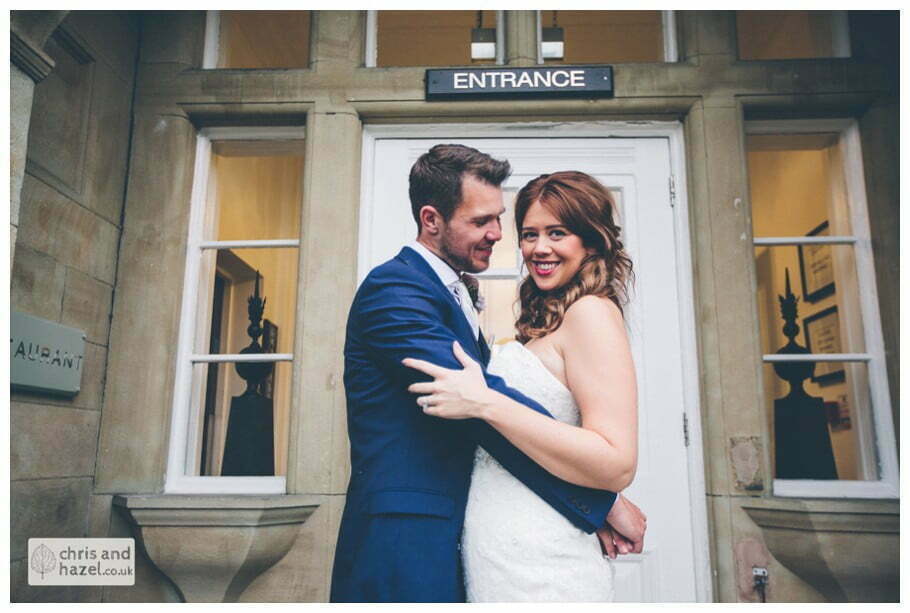 bride and groom wedding portrait photography documentary wedding photography Woodlands hotel Wedding Photographer leeds wedding photography Chris and Hazel Wedding Photography Steven Mountford Rachel Moore