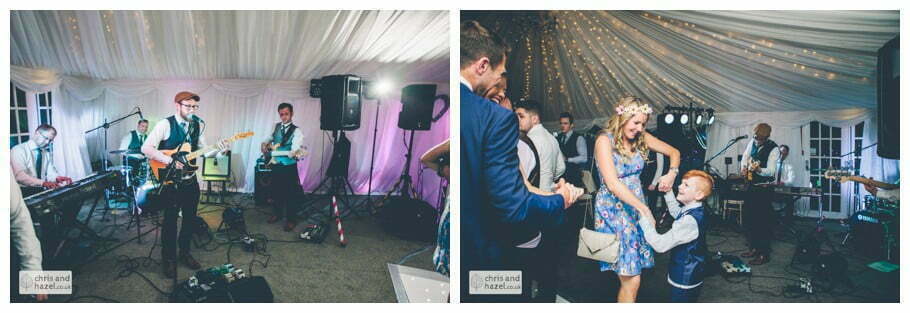 bride and groom first dance wedding guests dancing wedding reception documentary wedding photography Woodlands hotel Wedding Photographer leeds wedding photography Chris and Hazel Wedding Photography Steven Mountford Rachel Moore