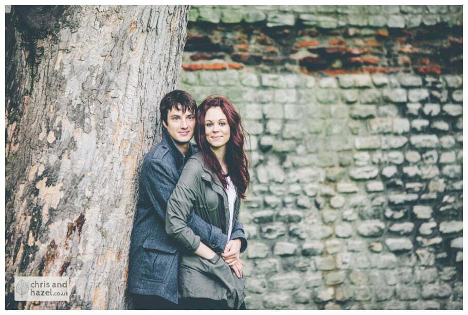 york museum gardens couple Engagement photography museum gardens pre wedding photographer york city centre chris and hazel wedding photography jonny dunn stef brown