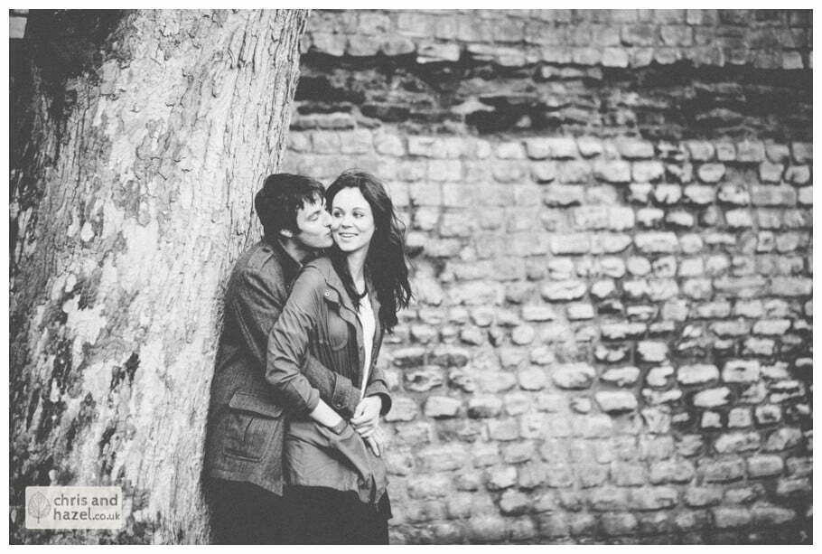 york museum gardens couple Engagement photography museum gardens pre wedding photographer york city centre chris and hazel wedding photography jonny dunn stef brown
