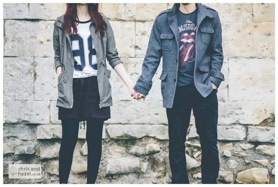 york museum gardens couple Engagement photography museum gardens pre wedding photographer york city centre chris and hazel wedding photography jonny dunn stef brown