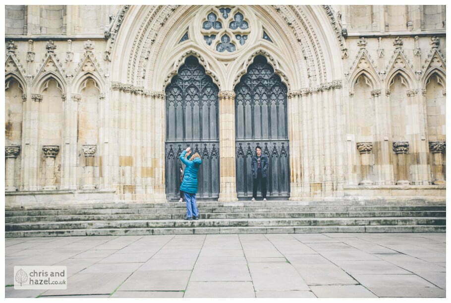 york minster couple Engagement photography york minster pre wedding photographer york city centre chris and hazel wedding photography jonny dunn stef brown