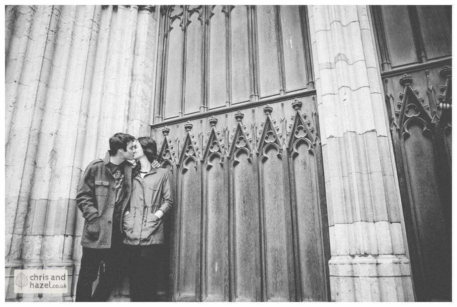 york minster couple Engagement photography york minster pre wedding photographer york city centre chris and hazel wedding photography jonny dunn stef brown