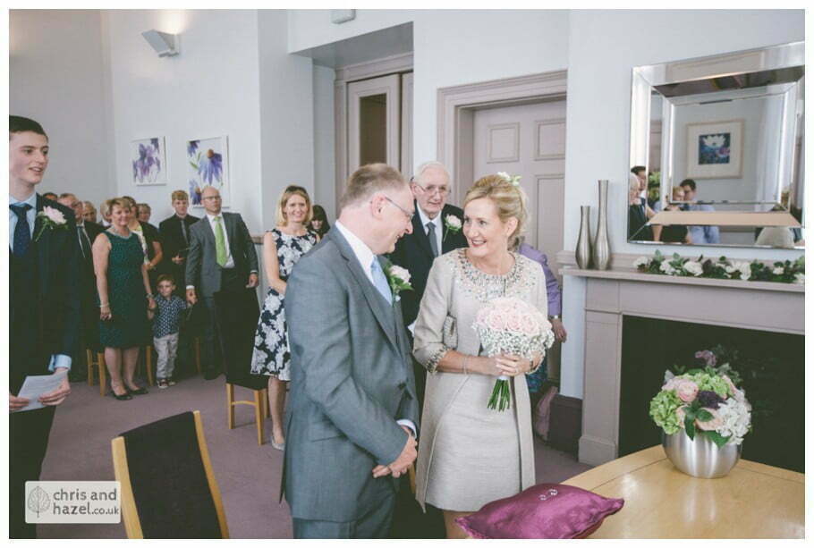 wedding ceremony in Leeds town hall wedding photography leeds town hall steps robin young clare robertson wedding