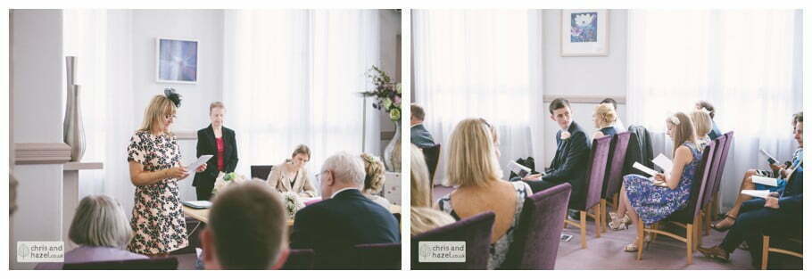 wedding ceremony in Leeds town hall wedding photography leeds town hall steps robin young clare robertson wedding