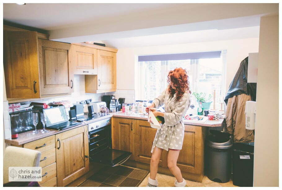 bridal preparations Wedding Photographer Harrogate Wedding Photography Braisty Estate by Chris and Hazel Wedding Photography Jonny Dunn Stef Brown