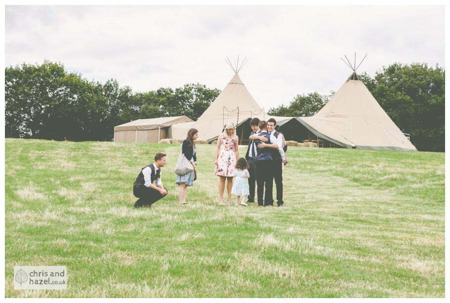 wedding ceremony papkata teepee tipi documentary Wedding Photographer Harrogate Wedding Photography Braisty Estate by Chris and Hazel Wedding Photography Jonny Dunn Stef Brown