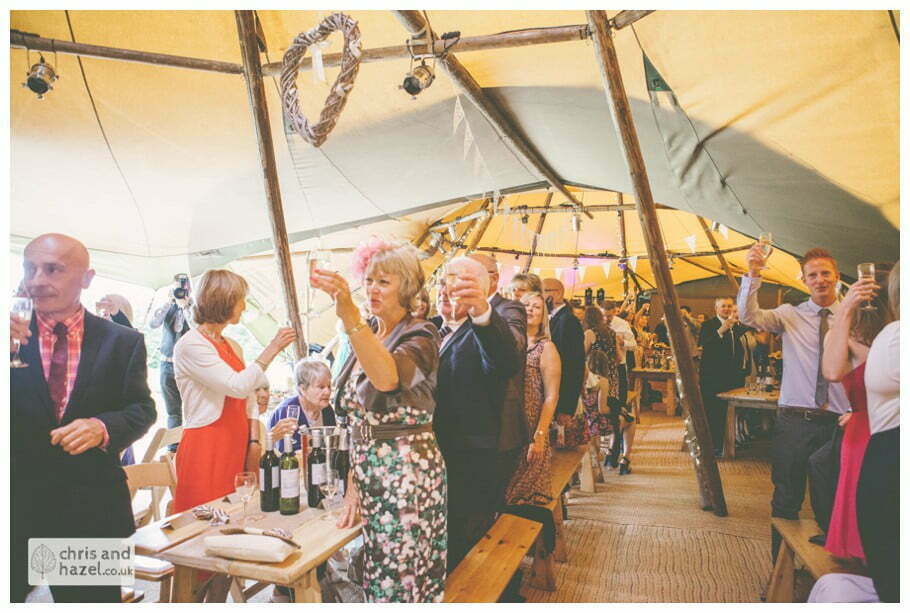 best man speech bride groom wedding speeches papkata tipi teepee rustic wedding theme hessian documentary Wedding Photographer Harrogate Wedding Photography Braisty Estate by Chris and Hazel Wedding Photography Jonny Dunn Stef Brown