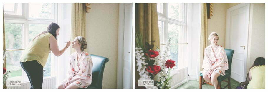 Bridal preparations documentary Sheffield Wedding Photographer Kenwood Hall Wedding Photography Sheffield by Chris and Hazel Wedding Photography Glen Briddock Emily Shaw