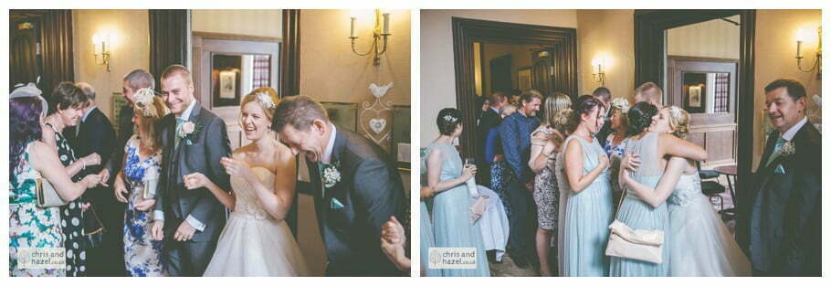 wedding receiving line documentary Sheffield Wedding Photographer Kenwood Hall Wedding Photography Sheffield by Chris and Hazel Wedding Photography Glen Briddock Emily Shaw