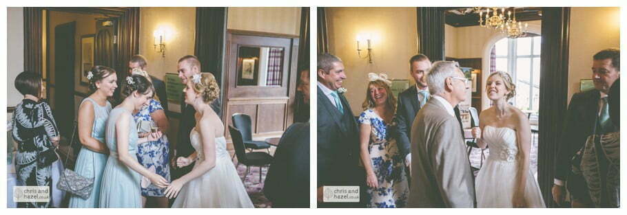 wedding receiving line documentary Sheffield Wedding Photographer Kenwood Hall Wedding Photography Sheffield by Chris and Hazel Wedding Photography Glen Briddock Emily Shaw