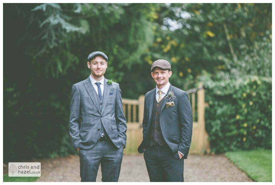 groom with best man documentary Hull Wedding Photographer Bishop Burton College Wedding Photography Hull by Chris and Hazel Wedding Photography Ross laurelin Matulis