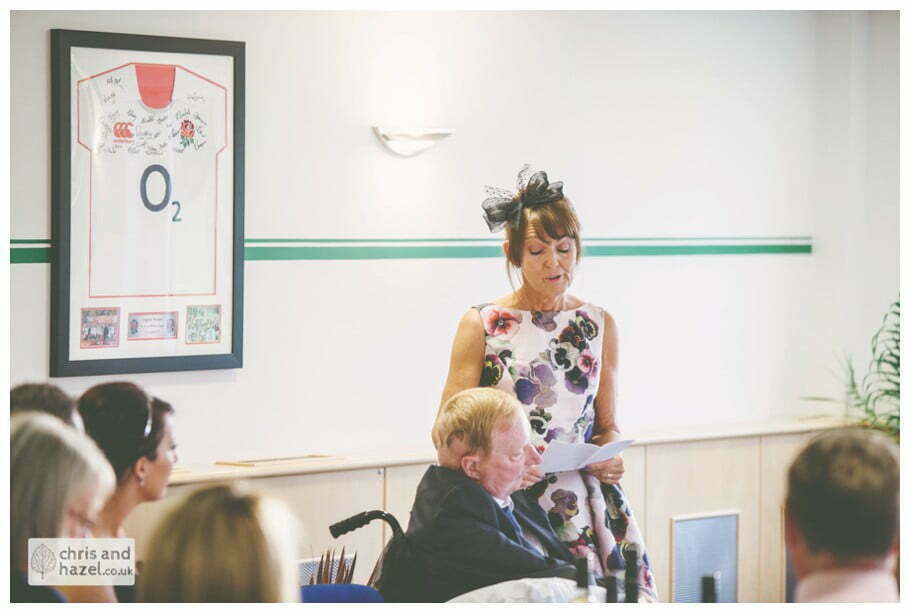 mother of groom wedding speech reaction documentary Hull Wedding Photographer Bishop Burton College Wedding Photography Hull by Chris and Hazel Wedding Photography Ross laurelin Matulis