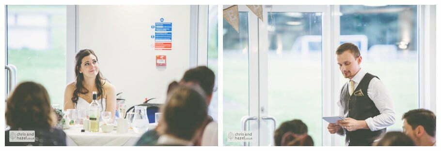 groom wedding speech reaction documentary Hull Wedding Photographer Bishop Burton College Wedding Photography Hull by Chris and Hazel Wedding Photography Ross laurelin Matulis