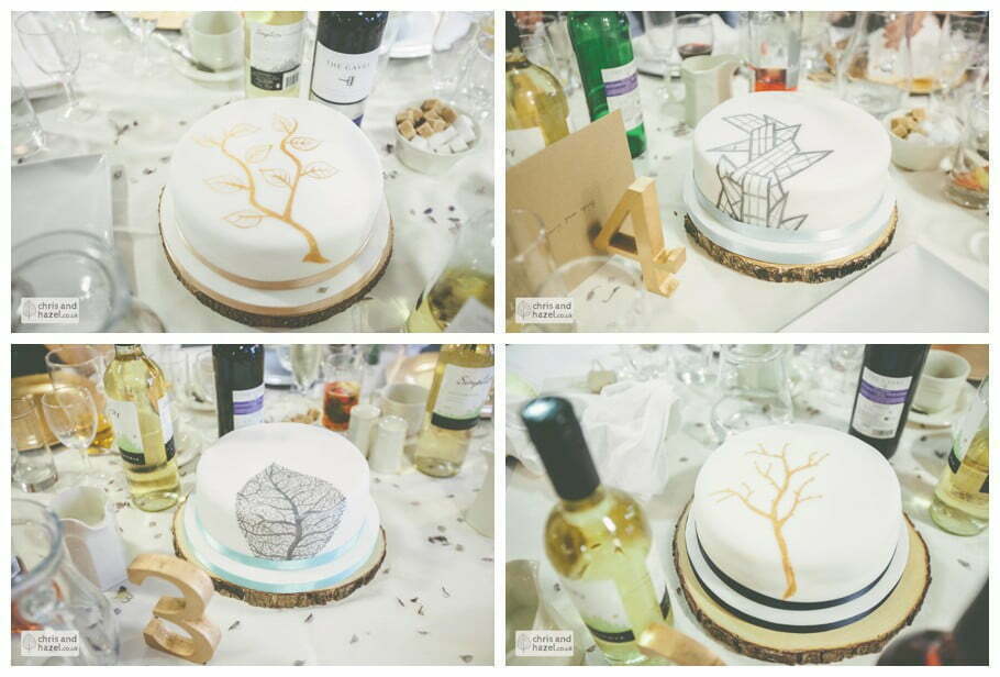 multiple wedding cakes wedding table cake documentary Hull Wedding Photographer Bishop Burton College Wedding Photography Hull by Chris and Hazel Wedding Photography Ross laurelin Matulis