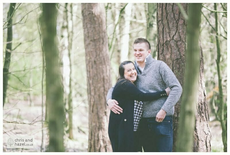 woodland, golden acre ,engagement session, leeds, Chris and Hazel, pre-wedding photography, Paul Standerline, Stevie Pollard,