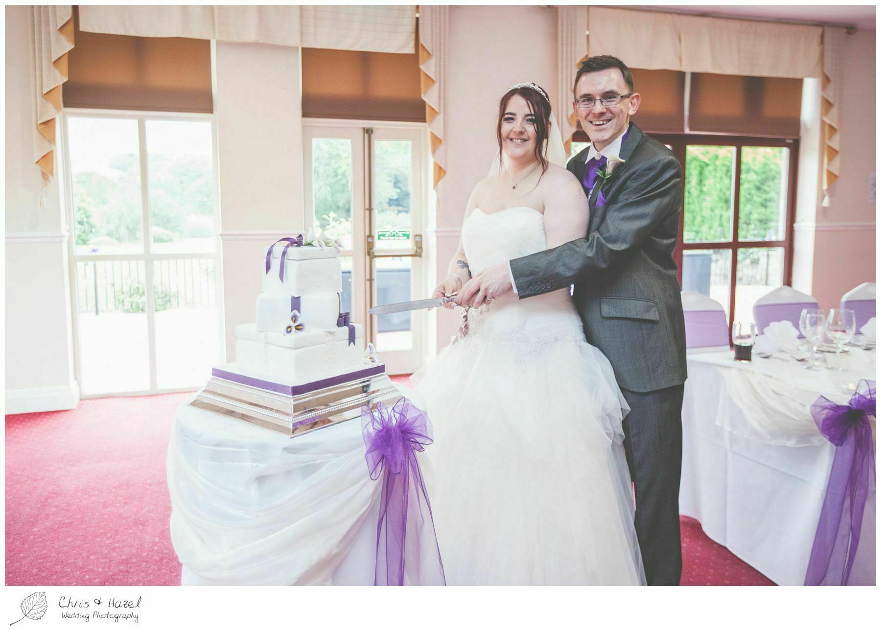 bride and groom cake cutting, bagden hall wedding venue, documentary wedding photography, denny dale, huddersfield, Wedding Photographer, Bagden Hall, Wedding Photography, Chris and Hazel Wedding Photography, Alex tomenson, Vicky hunt
